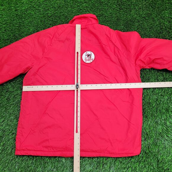 Vintage 90s University-of Nebraska Coach Jacket XL 24x28 USA - Picture 4 of 16